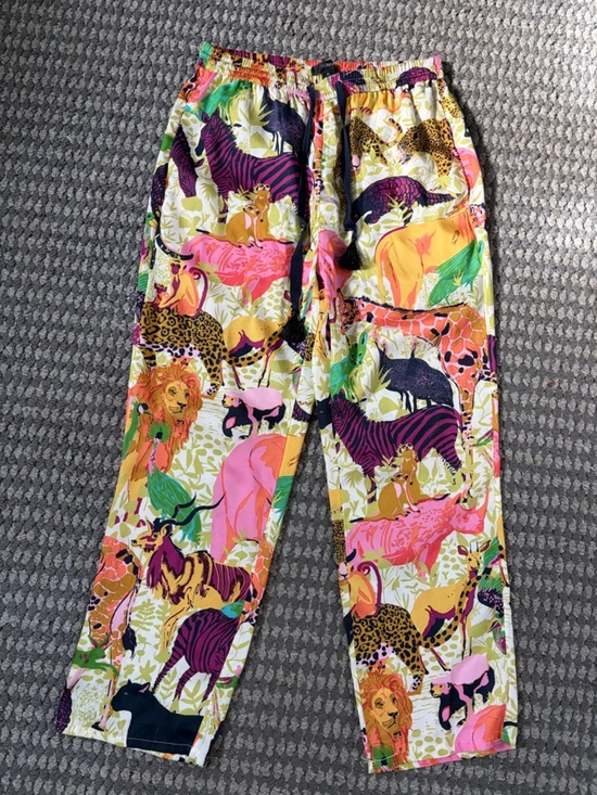 J. Crew Pants - J Crew Vibrant Safari Animal Print Pants - Multicolor 0